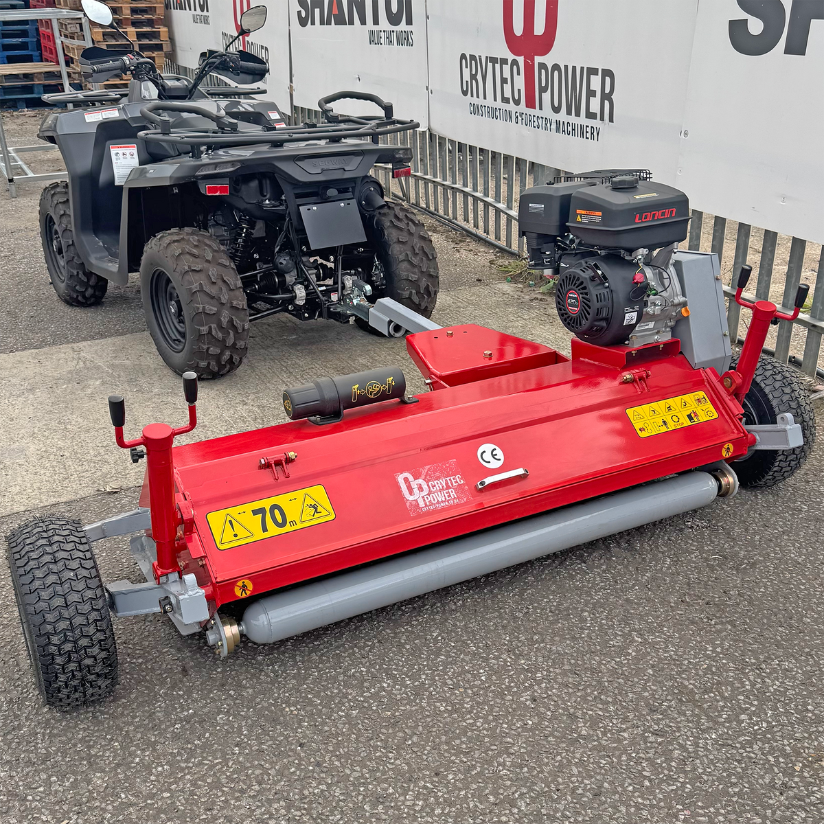 Crytec ATV150 Flail Mower 15Hp Power Mower