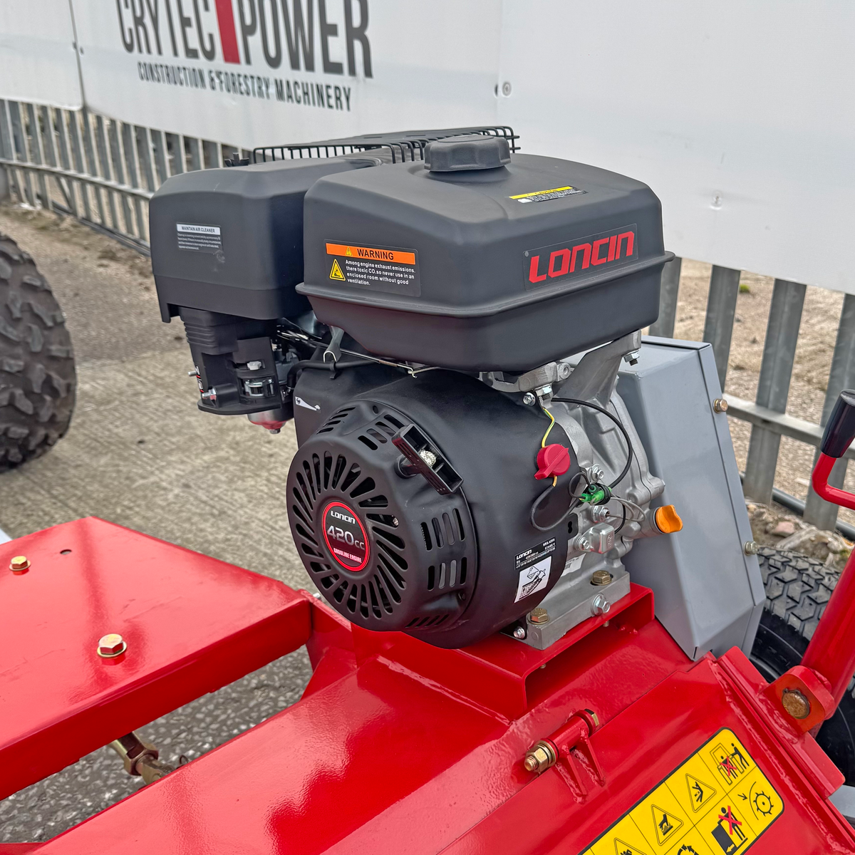 Crytec ATV150 Flail Mower 15Hp Power Mower