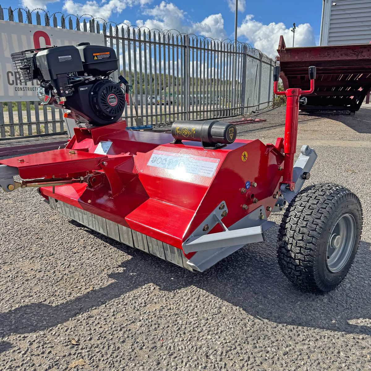Crytec ATV120 Flail Mower 15Hp Petrol Power Mower Loncin Engine