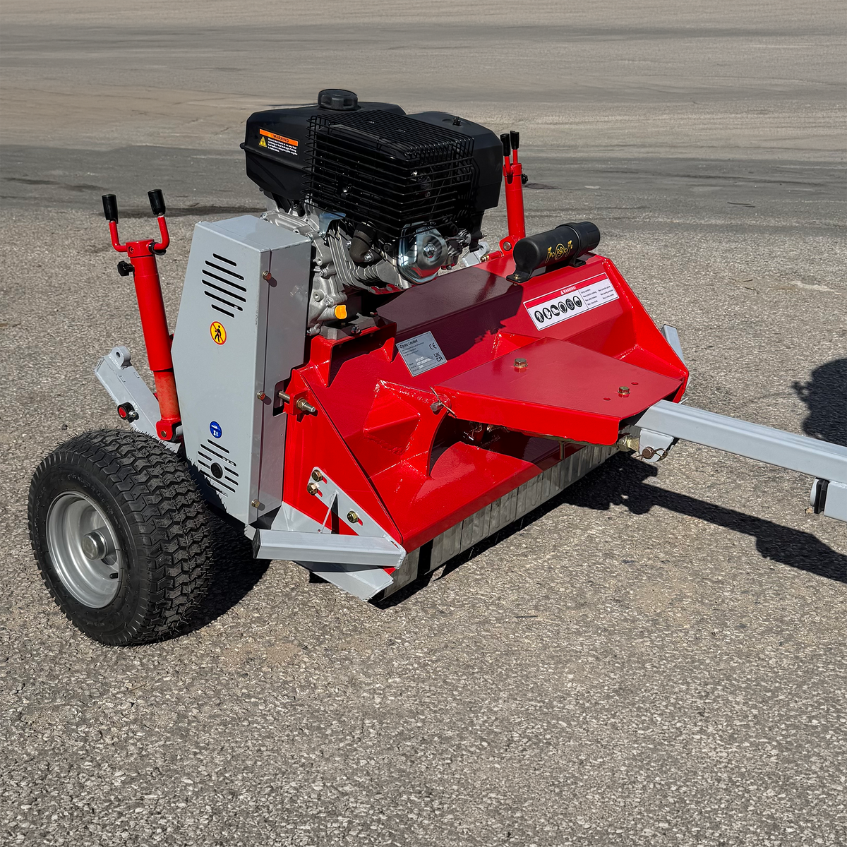 Crytec ATV120 Flail Mower 15Hp Petrol Power Mower Loncin Engine