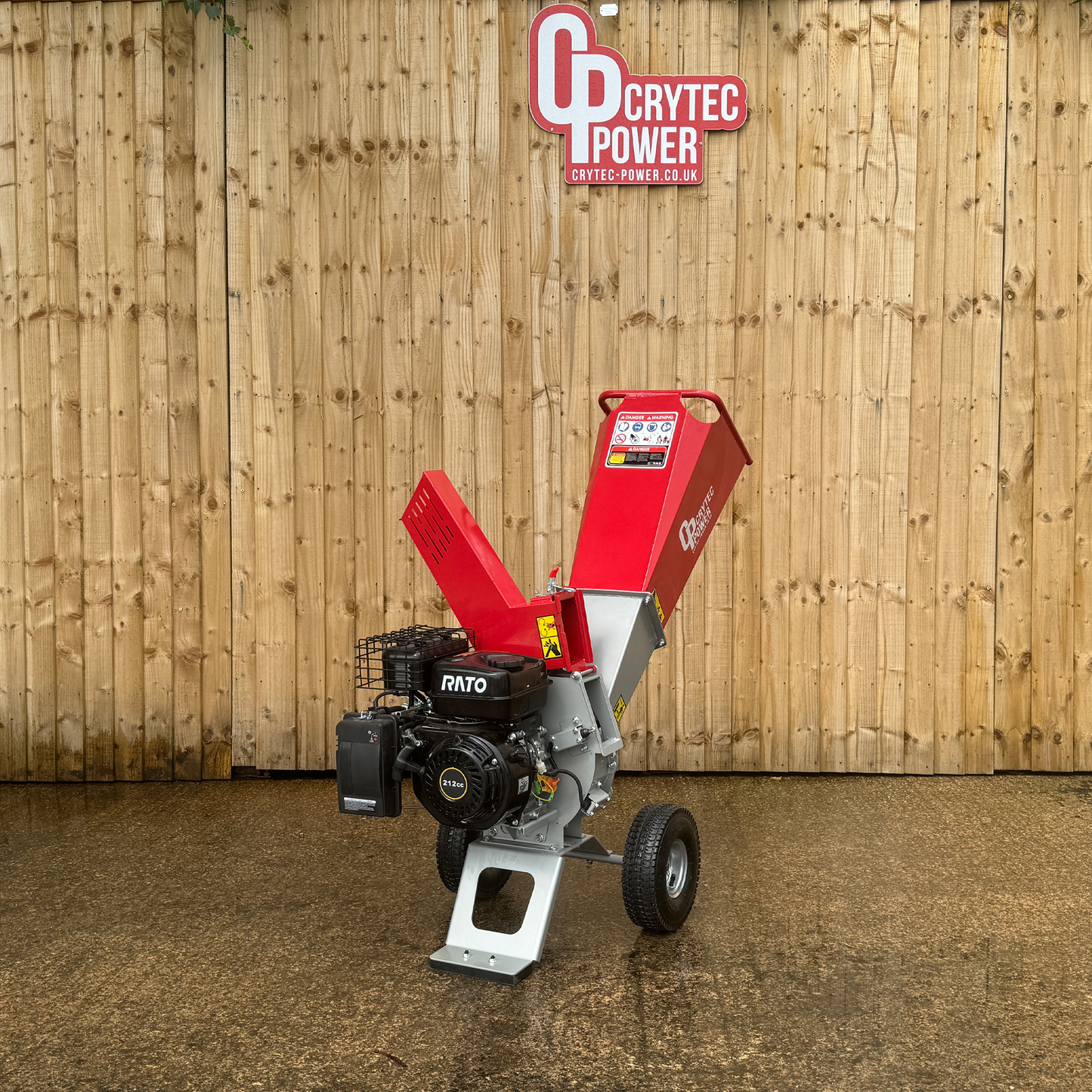 Crytec | CRC200X | 60mm Capacity | Compact | Lightweight | Wood Chipper