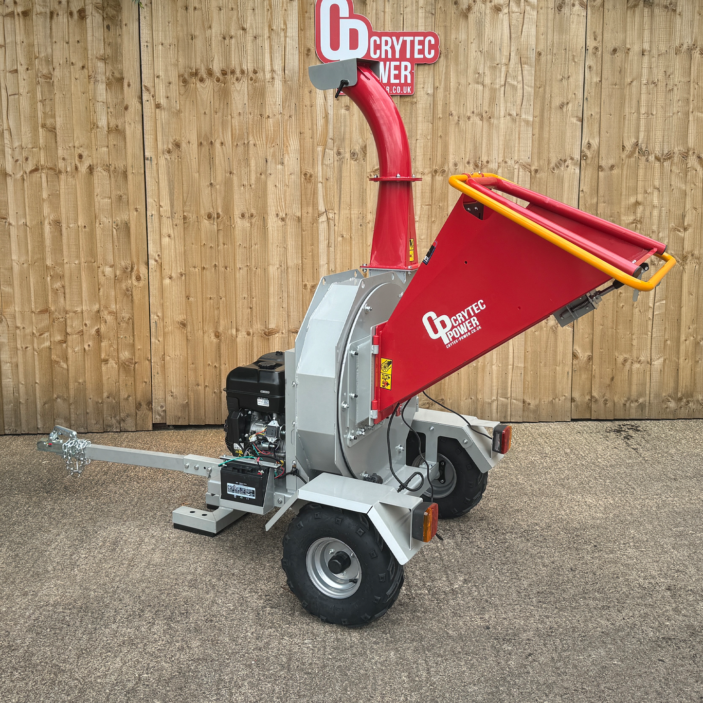 Crytec | CRC500-BS | Wood Chipper | 4.7 inch/120mm | Key Start | Petrol | Briggs & Stratton 13.5hp 420cc