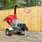 Crytec | CRC500H-R | Briggs & Stratton Engine | Hydraulic Feed Wood Chipper | 5 inch/127mm | Petrol Key Start | 13.5hp 420cc