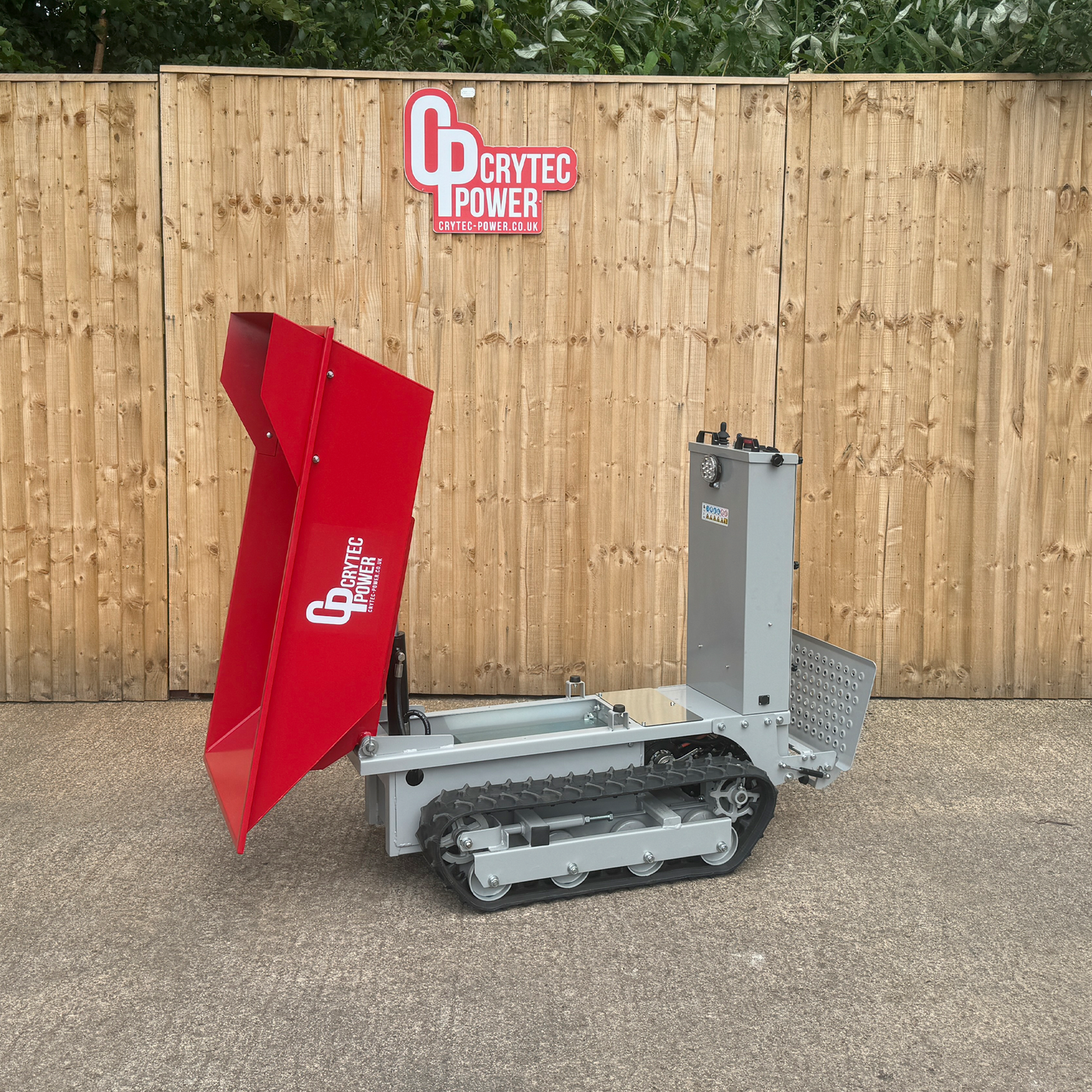 Crytec CRD30ER | 300kg Electric Tracked Dumper | Hydraulic Tip | Remote Control