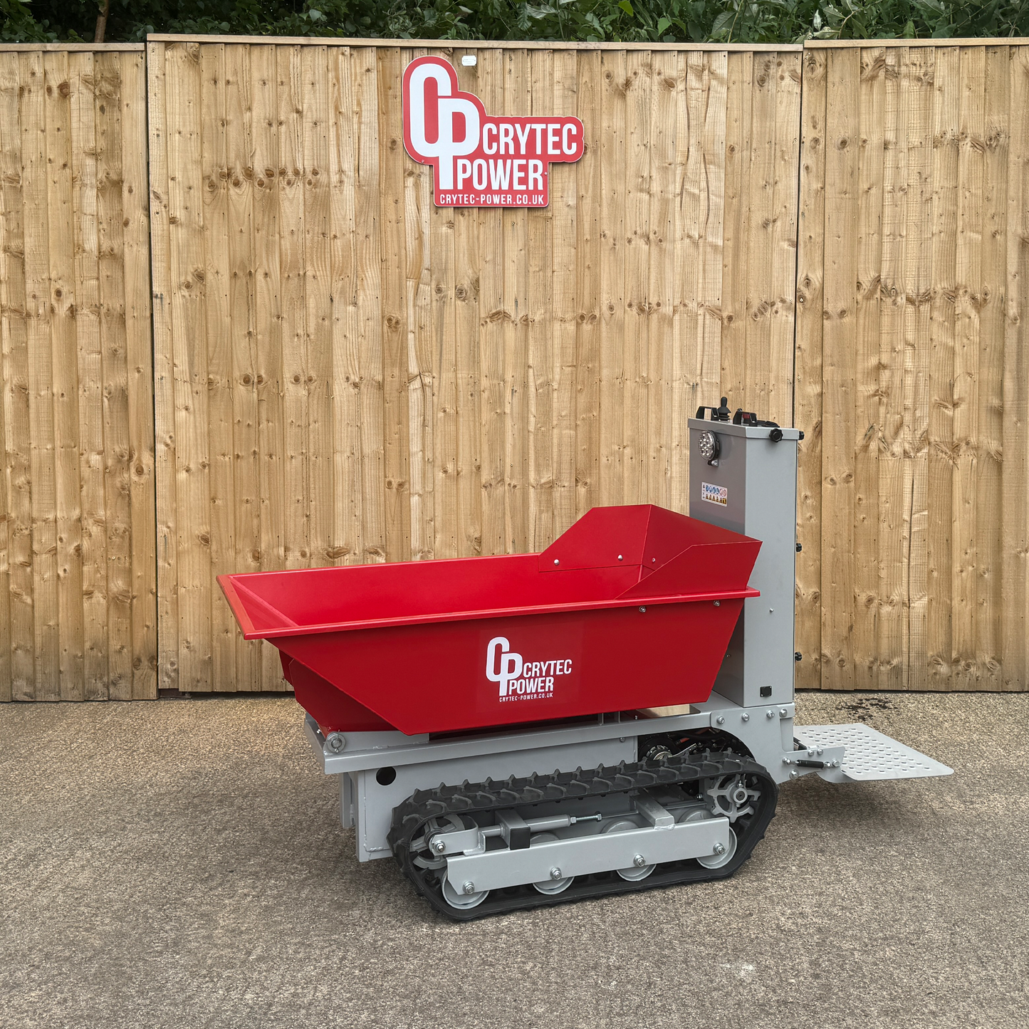 Crytec CRD30ER | 300kg Electric Tracked Dumper | Hydraulic Tip | Remote Control