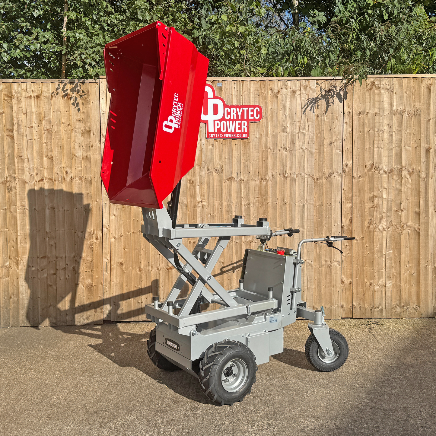 CRD50-EHT | Fully Electric | 500kg | Hydraulic High Tip | Power Barrow