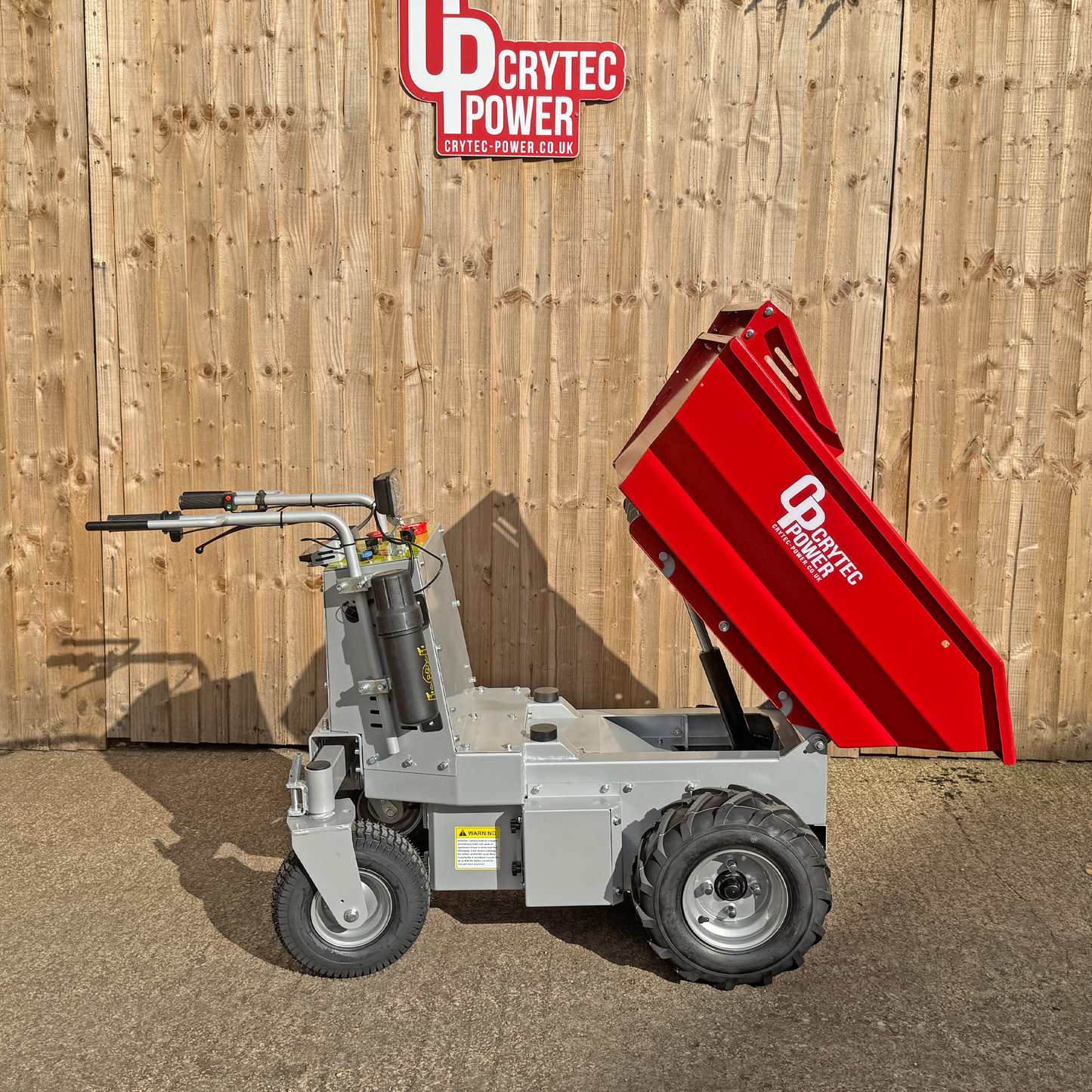 CRD50-E | Fully Electric | 500kg | Hydraulic Tip | Power Barrow