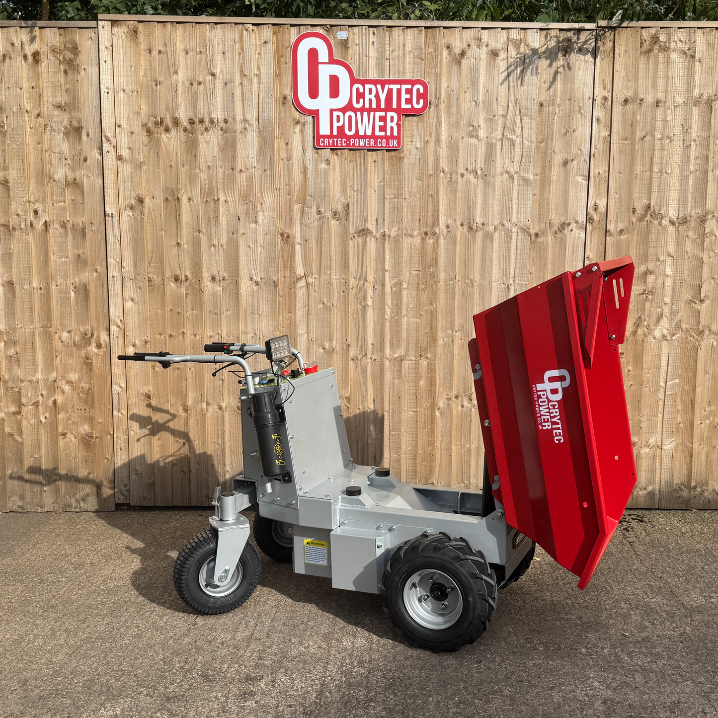 CRD50-E | Fully Electric | 500kg | Hydraulic Tip | Power Barrow