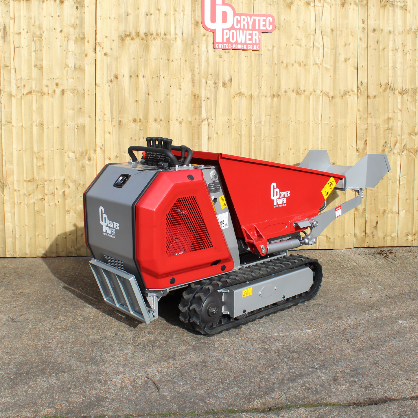 Crytec  | 800KG | High Tip Tracked Dumper | 12hp | Diesel | CRD80H-K