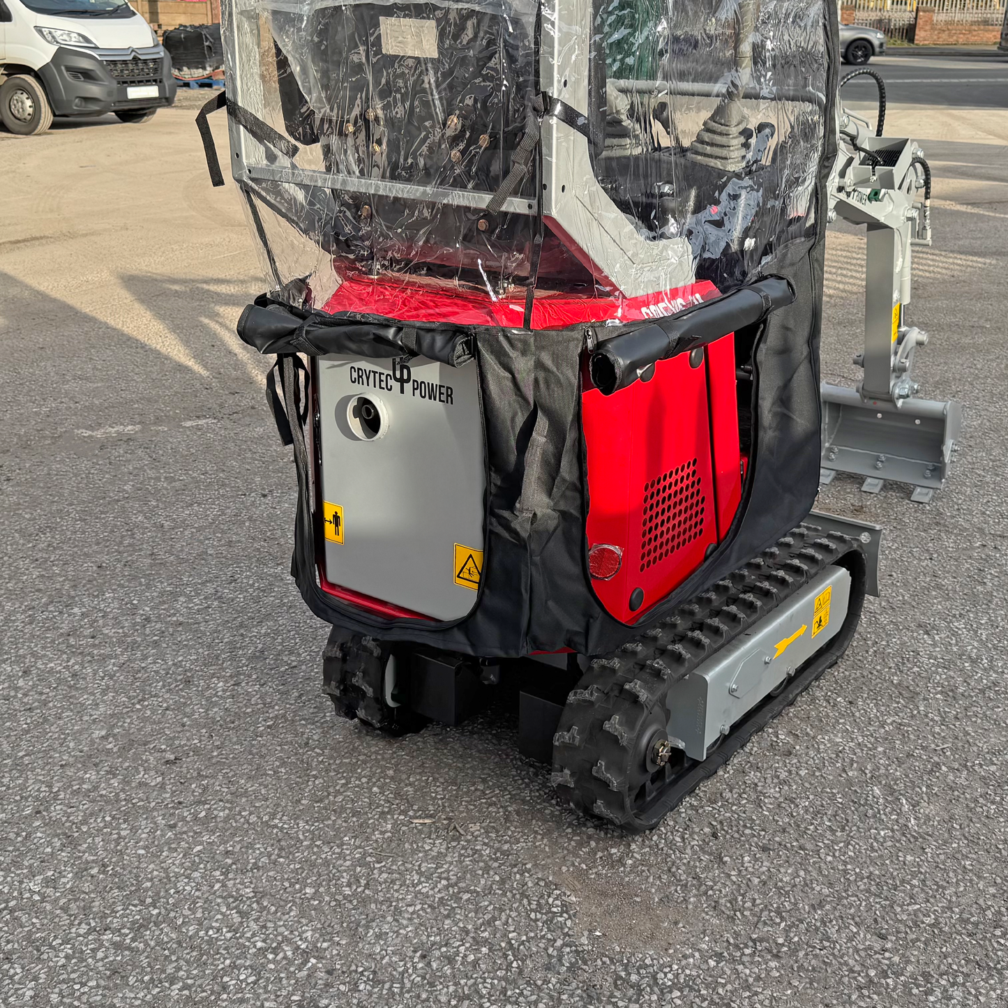 Rain Cover For CREX6-M Micro Excavator Cab Cover