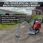 *PRE ORDER LISTING* CREX6-M Petrol 600kg Micro / Mini Excavator Digger Loncin Engine