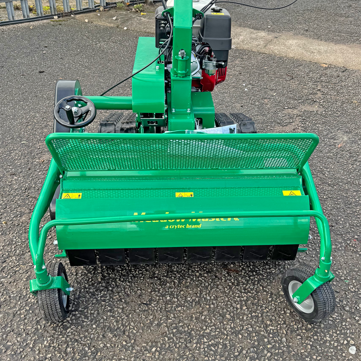 Courier Damaged Meadow Master 12hp Compact Pedestrian Tracked Walk Behind Flail Mower | Honda GX390