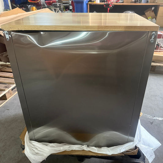 Courier damaged 26" Stainless Steel Tool Cabinet | 5 Drawer | Wooden Worktop