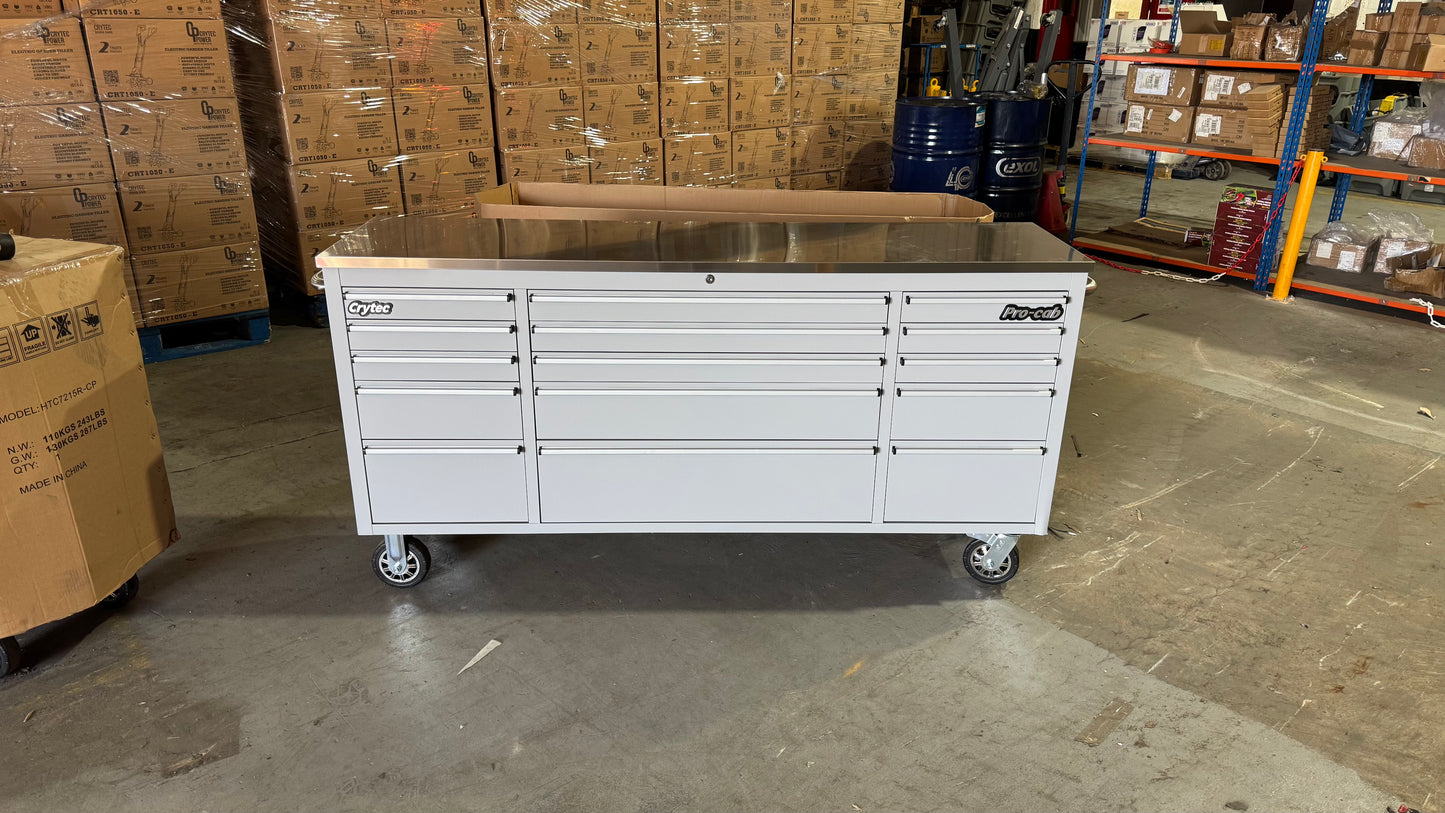 Courier Damaged 72" Grey Pro Cab Tool Cabinet