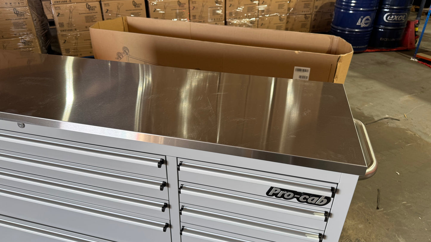 Courier Damaged 72" Grey Pro Cab Tool Cabinet