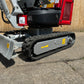 Crytec 1.2 Tonne Mini Excavator | Kubota Diesel Engine | 10.2KW Power | 1550mm Depth l Digger