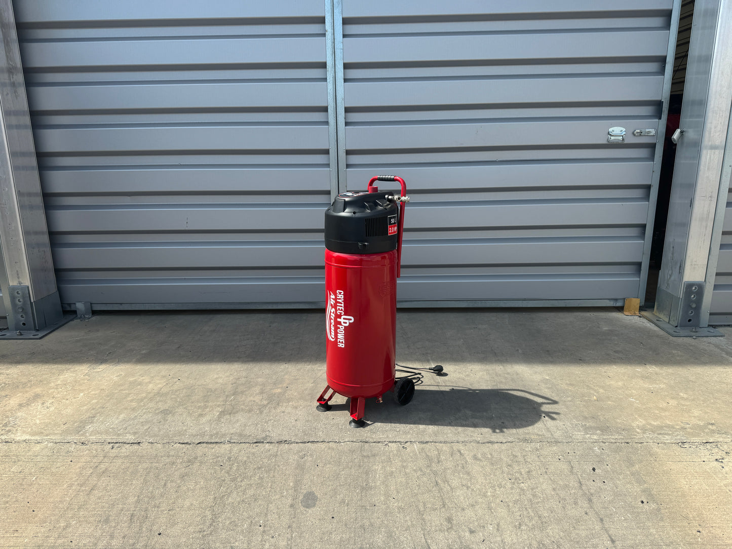 Crytec | CR50AC | 50L Capacity | Oil - Free Air Compressor l 1.5KW l 2HP l Vertical l 9.6CFM