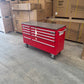 Courier Damaged Crytec | 55" Pro Tool Cabinet | Red | Stainless Top | 10 Drawers |