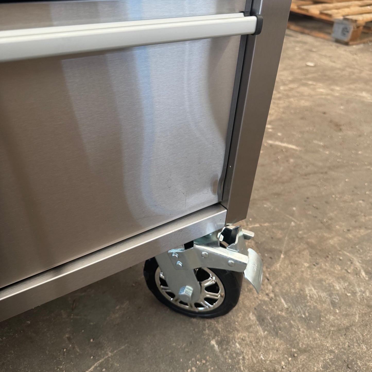 Courier Damaged Crytec | 72" Tool Cabinet | Stainless Steel | Wooden Top | 10 Drawers