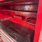 (Ex display) Crytec Pro Cab Red 55 inch Stainless Steel Top With Hutch Tool Cabinet Snap On Style Box