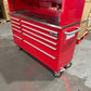 (Ex display) Crytec Pro Cab Red 55 inch Stainless Steel Top With Hutch Tool Cabinet Snap On Style Box