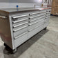 Ex Display 72" Pro Tool Cabinet | Grey | Stainless Top | 15 Drawers | WITH PEGBOARD
