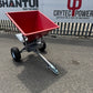 Ex Demo 350lb Heavy Duty ATV Towable Spreader For Salt Grit Seeding Garden