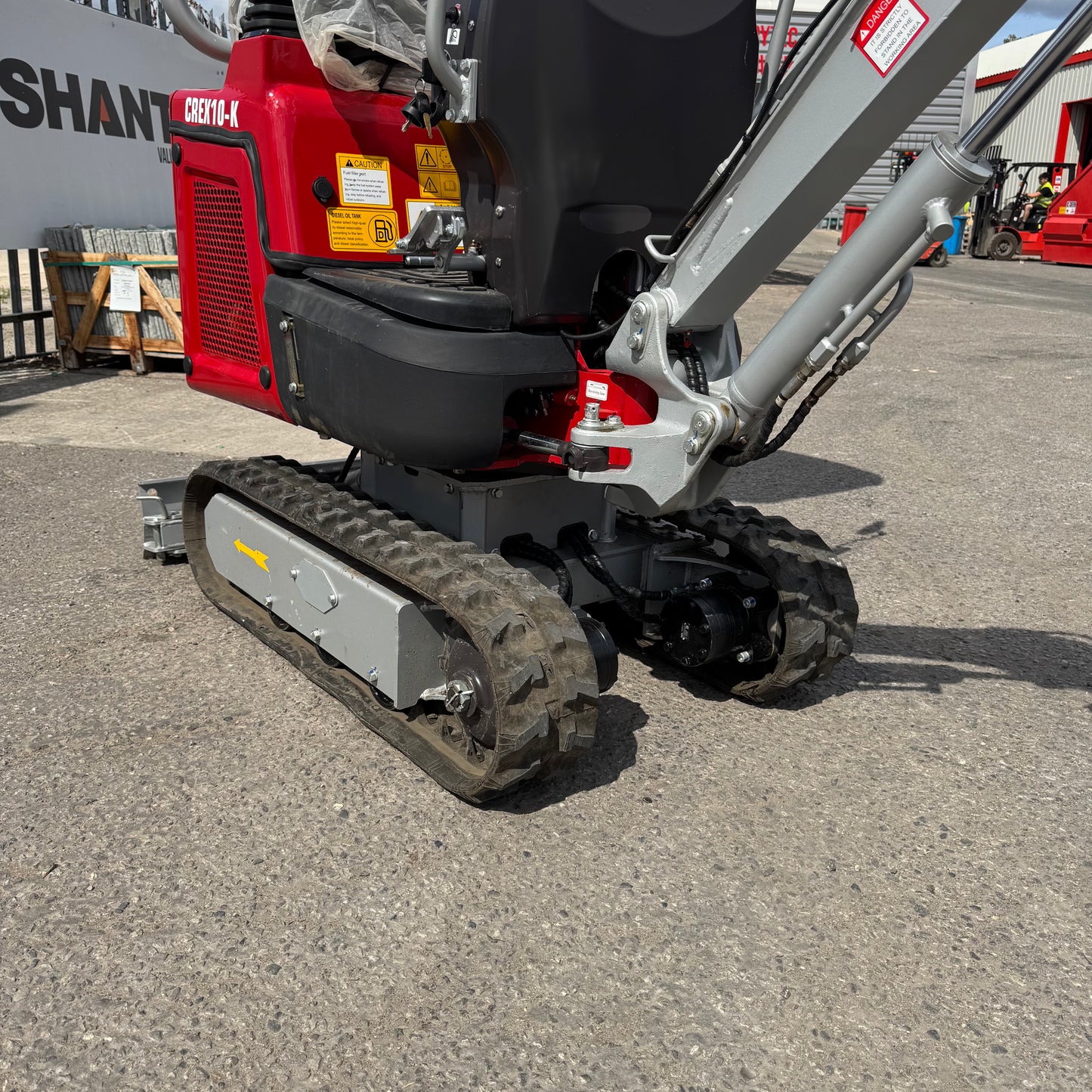 EX DEMO CREX10-PRO 1 Tonne Excavator WIth Joystick Controls Koop Diesel Engine