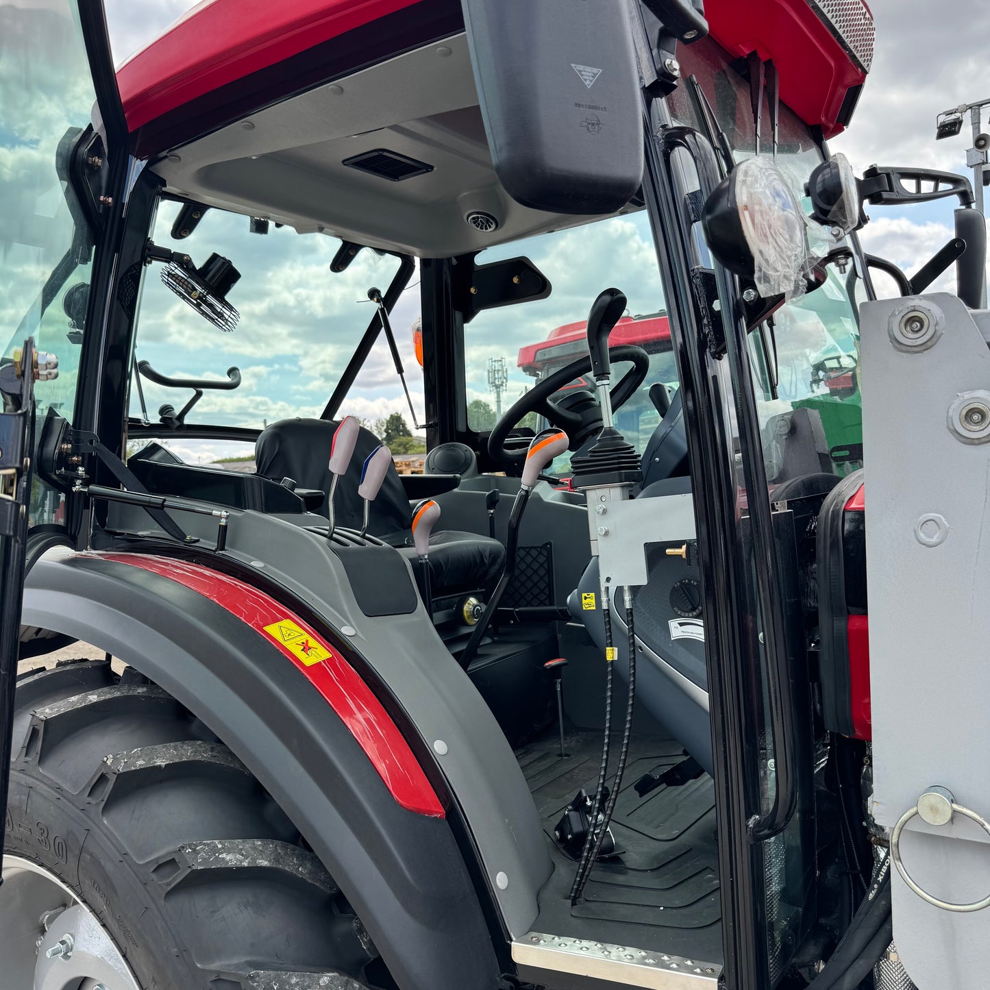 Crytec Power 704 Tractor – 70HP 4WD with Cabin, AC + Front Loader + Forks