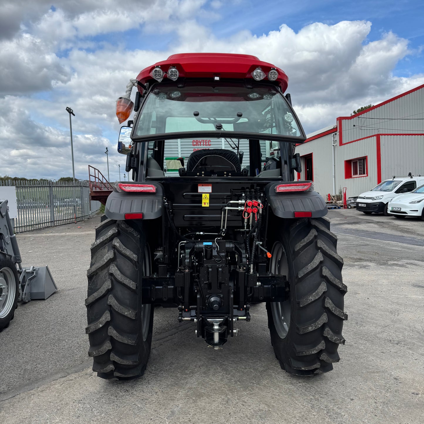 Crytec Power 704 Tractor – 70HP 4WD with Cabin, AC + Front Loader + Forks