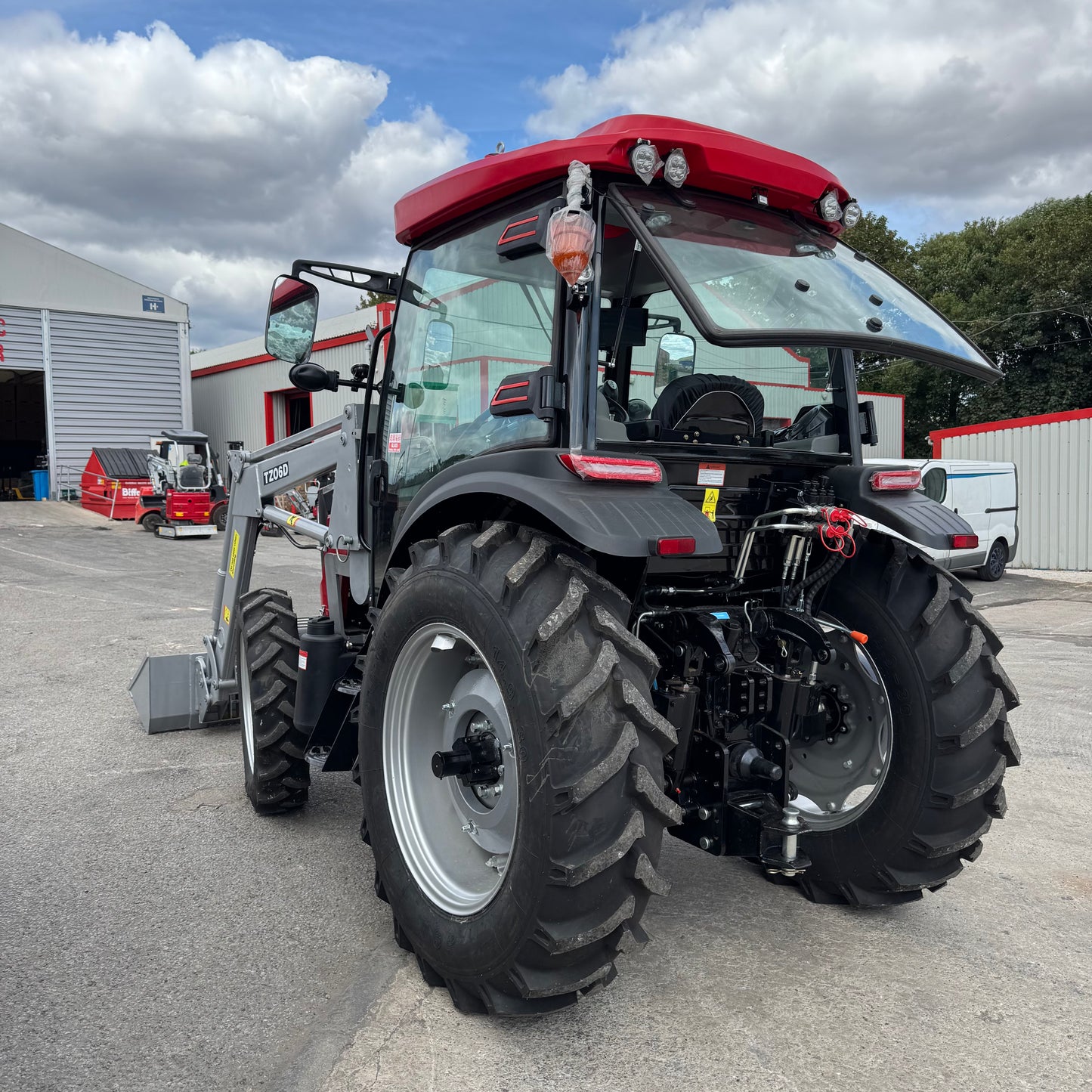 Crytec Power 704 Tractor – 70HP 4WD with Cabin, AC + Front Loader + Forks
