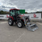 Crytec Power 504 Tractor – 50HP 4WD with Cabin + Front Loader + Forks