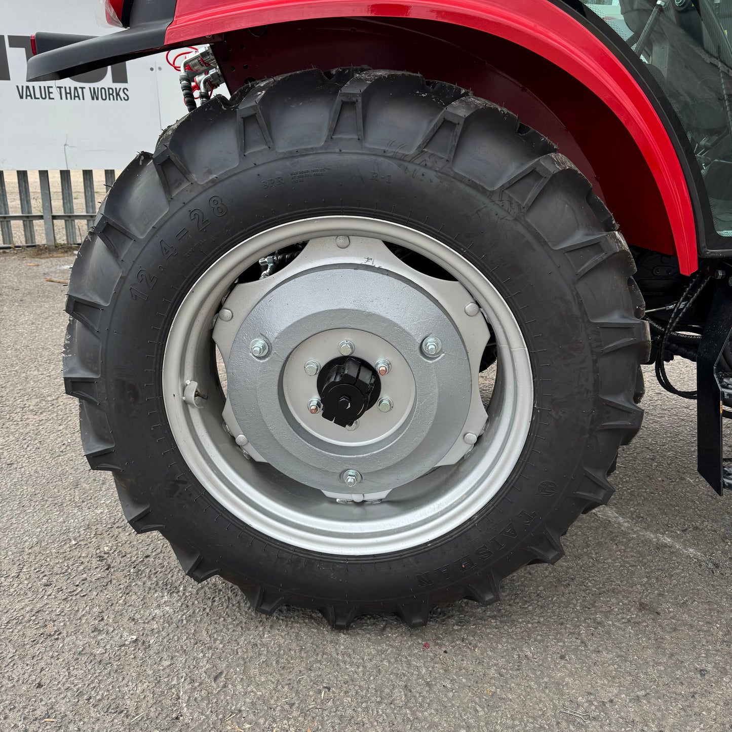 Crytec Power 504 Tractor – 50HP 4WD with Cabin + Front Loader + Forks