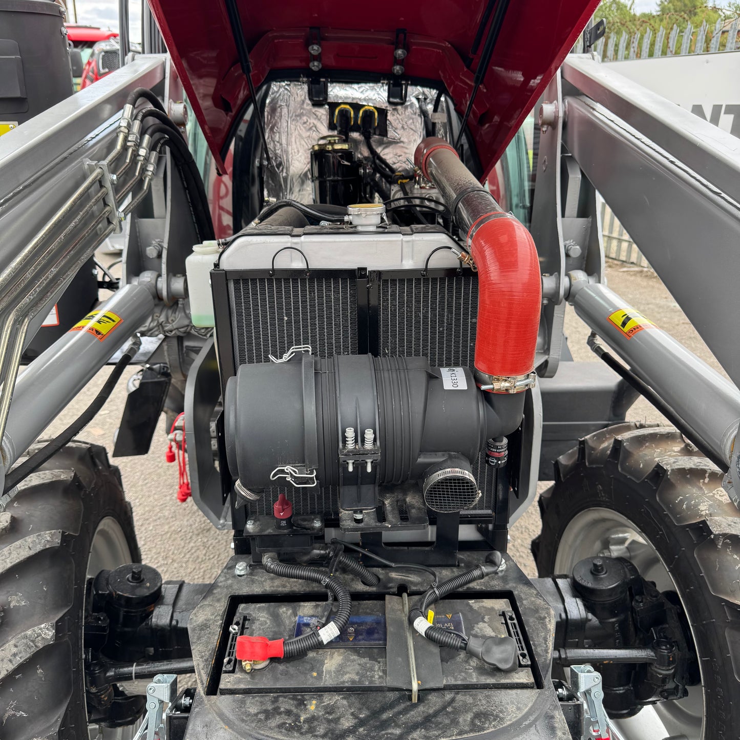 Crytec Power 504 Tractor – 50HP 4WD with Cabin + Front Loader + Forks