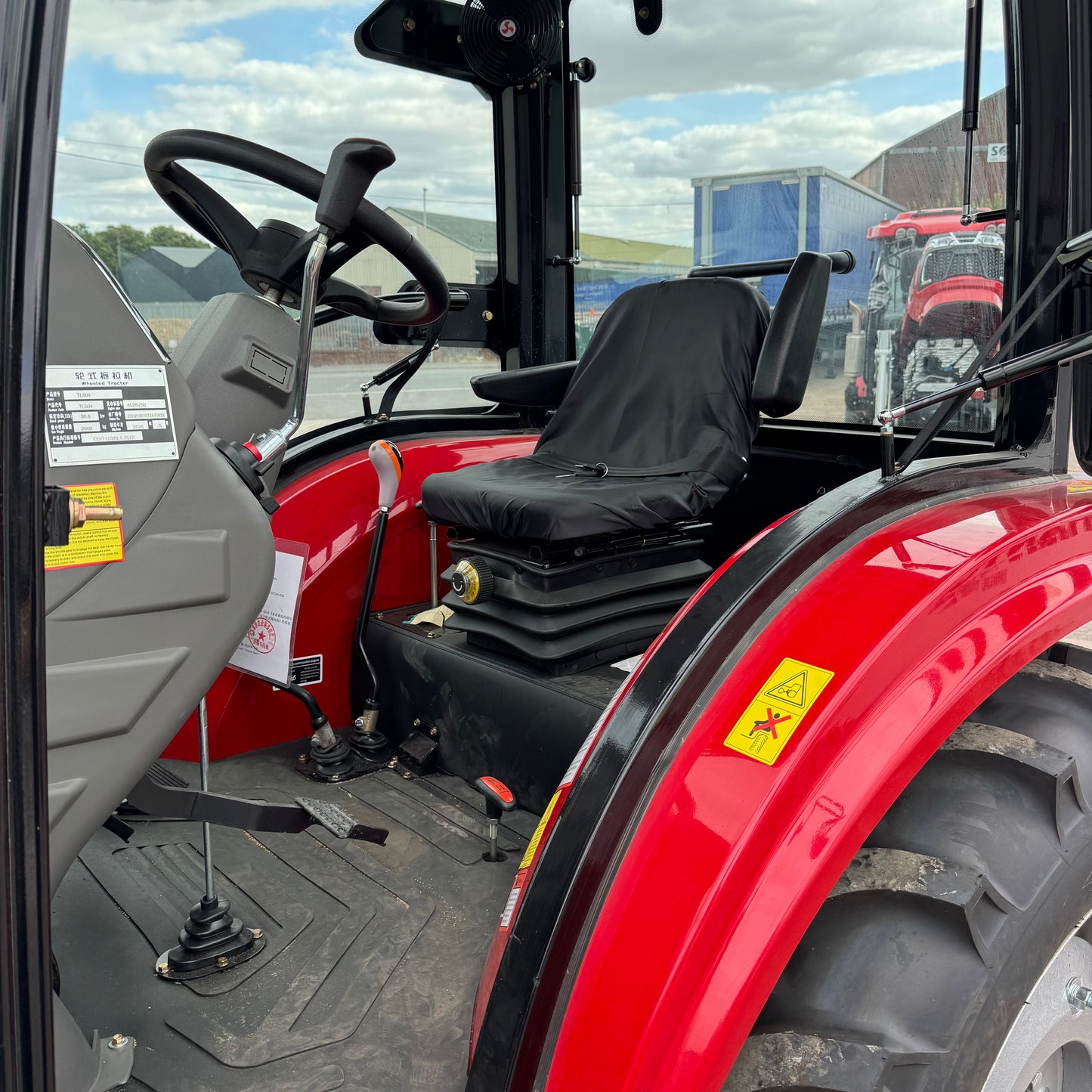 Crytec Power 504 Tractor – 50HP 4WD with Cabin + Front Loader + Forks