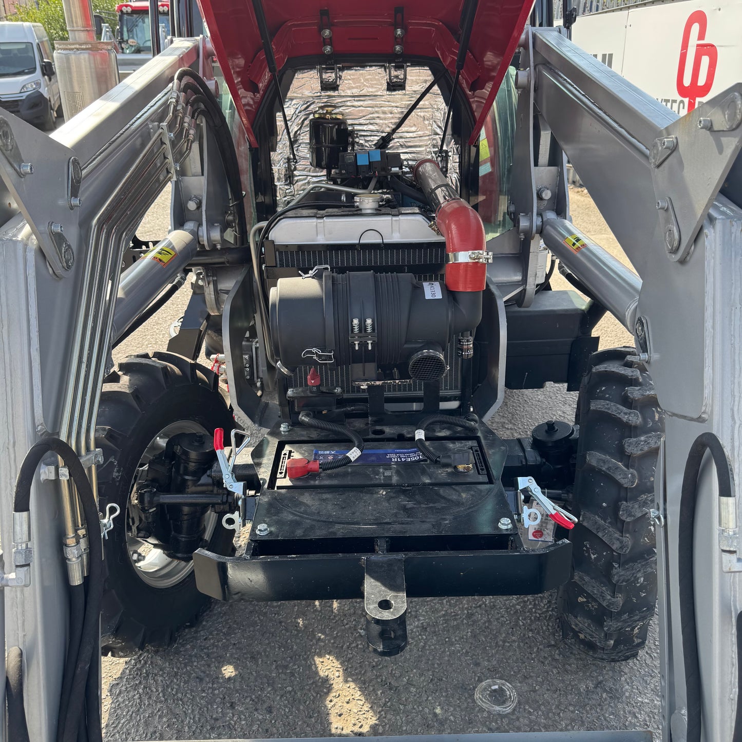Crytec Power 254 Tractor – 25HP 4WD with Cabin + Front Loader + Forks