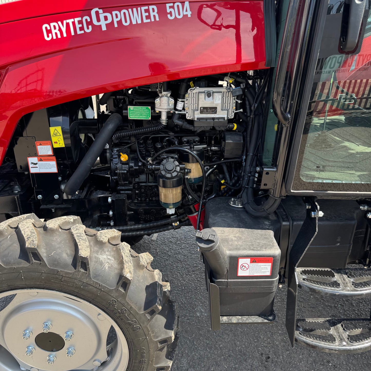 Crytec Power 504 Tractor – 50HP 4WD with Cabin