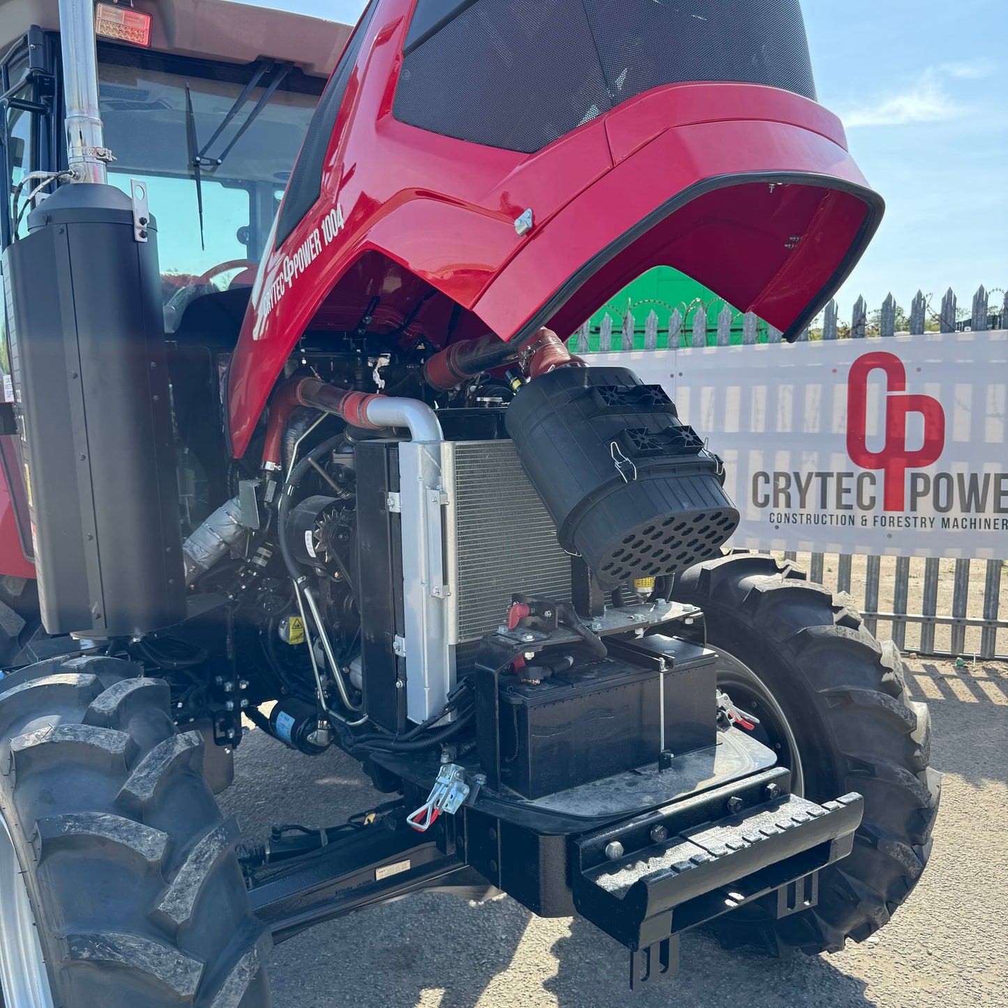 Crytec Power 1004 Tractor – 100HP 4WD with Cabin, AC