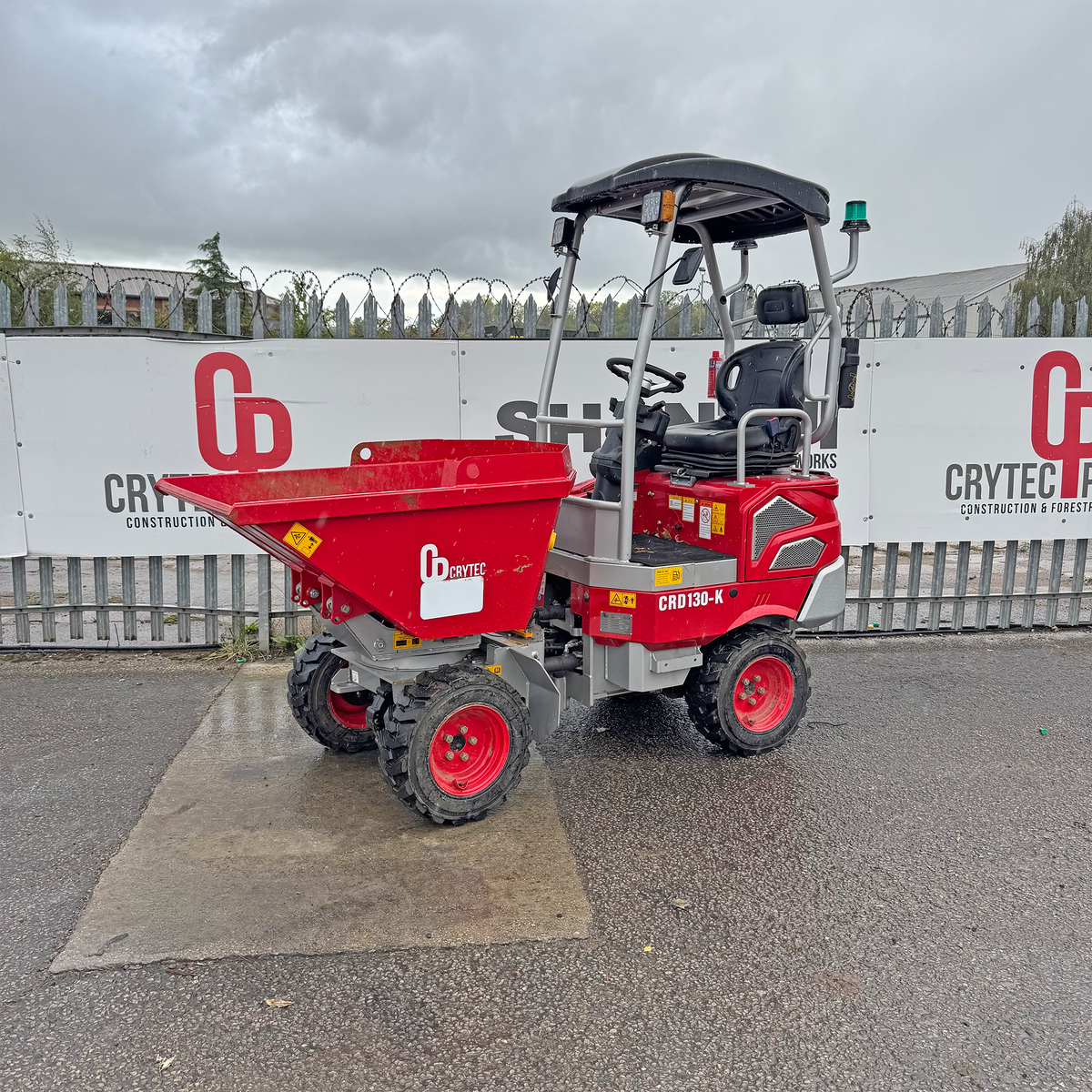 EX DEMO Crytec CRD130-K 1.5 Tonne Diesel Loader Kubota Engine