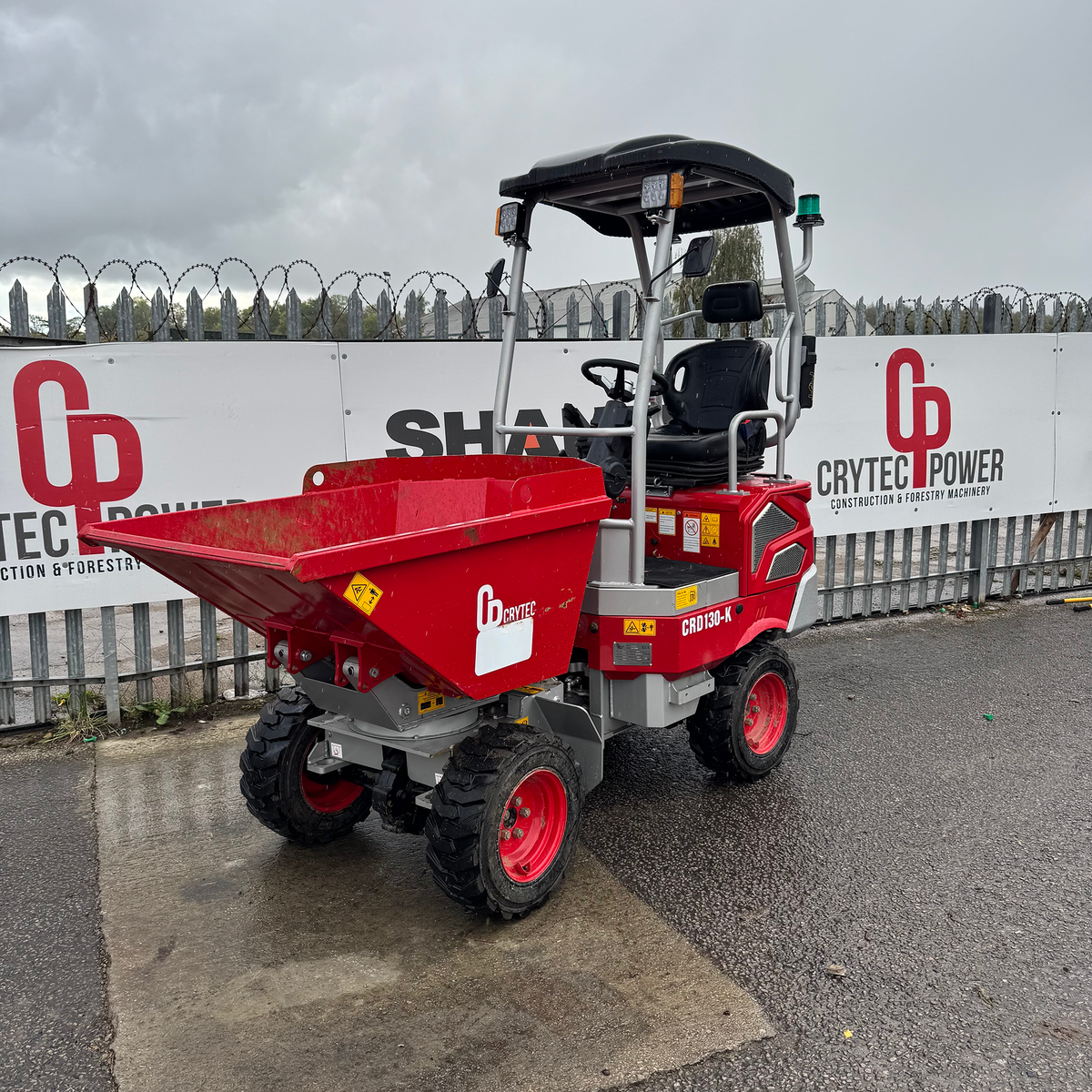 EX DEMO Crytec CRD130-K 1.5 Tonne Diesel Loader Kubota Engine