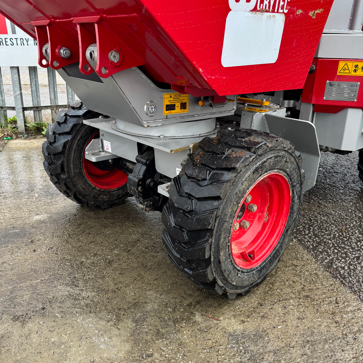 EX DEMO Crytec CRD130-K 1.5 Tonne Diesel Loader Kubota Engine