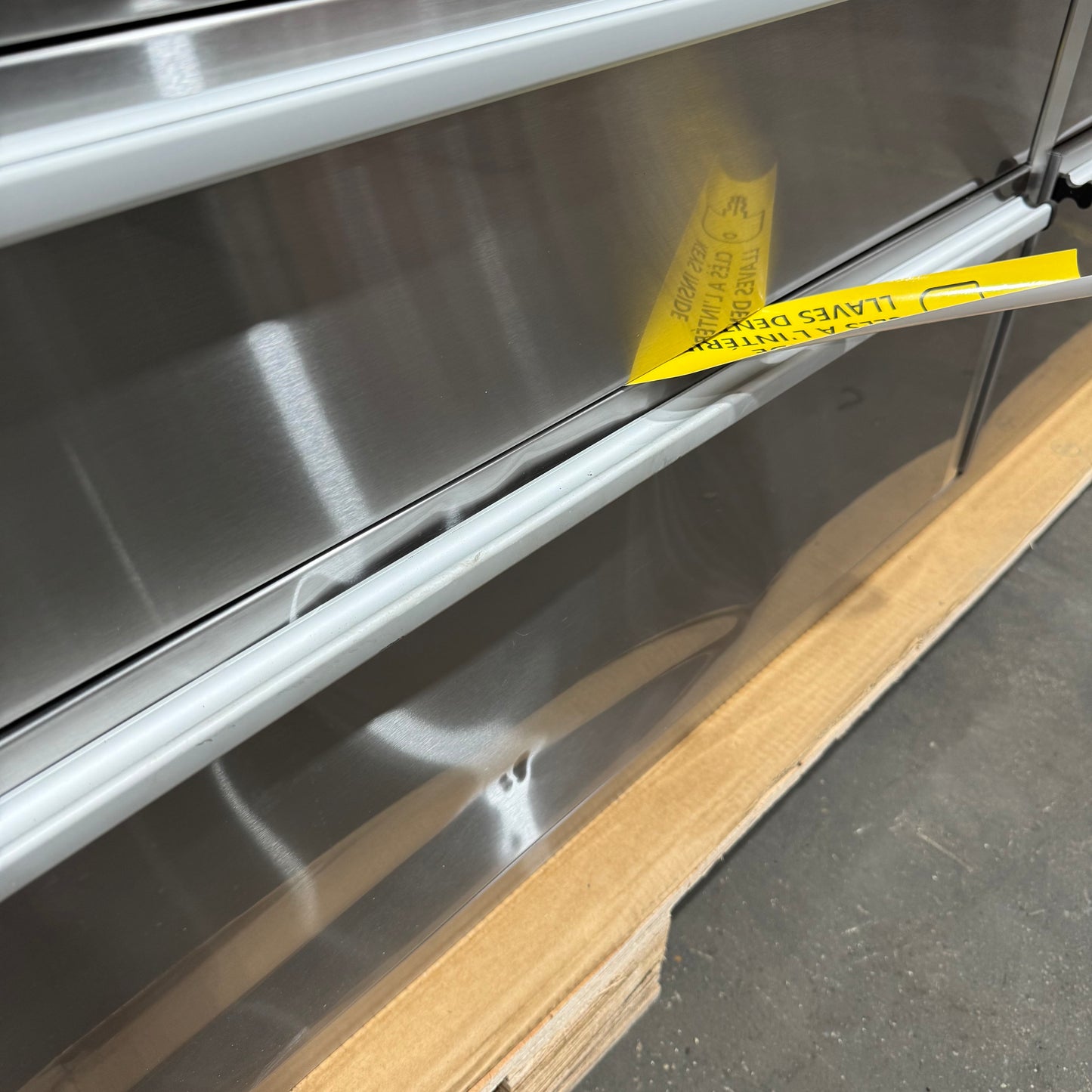 Courier Damaged Crytec | 72" Tool Cabinet | Stainless Steel | Wooden Top | 10 Drawers | 1