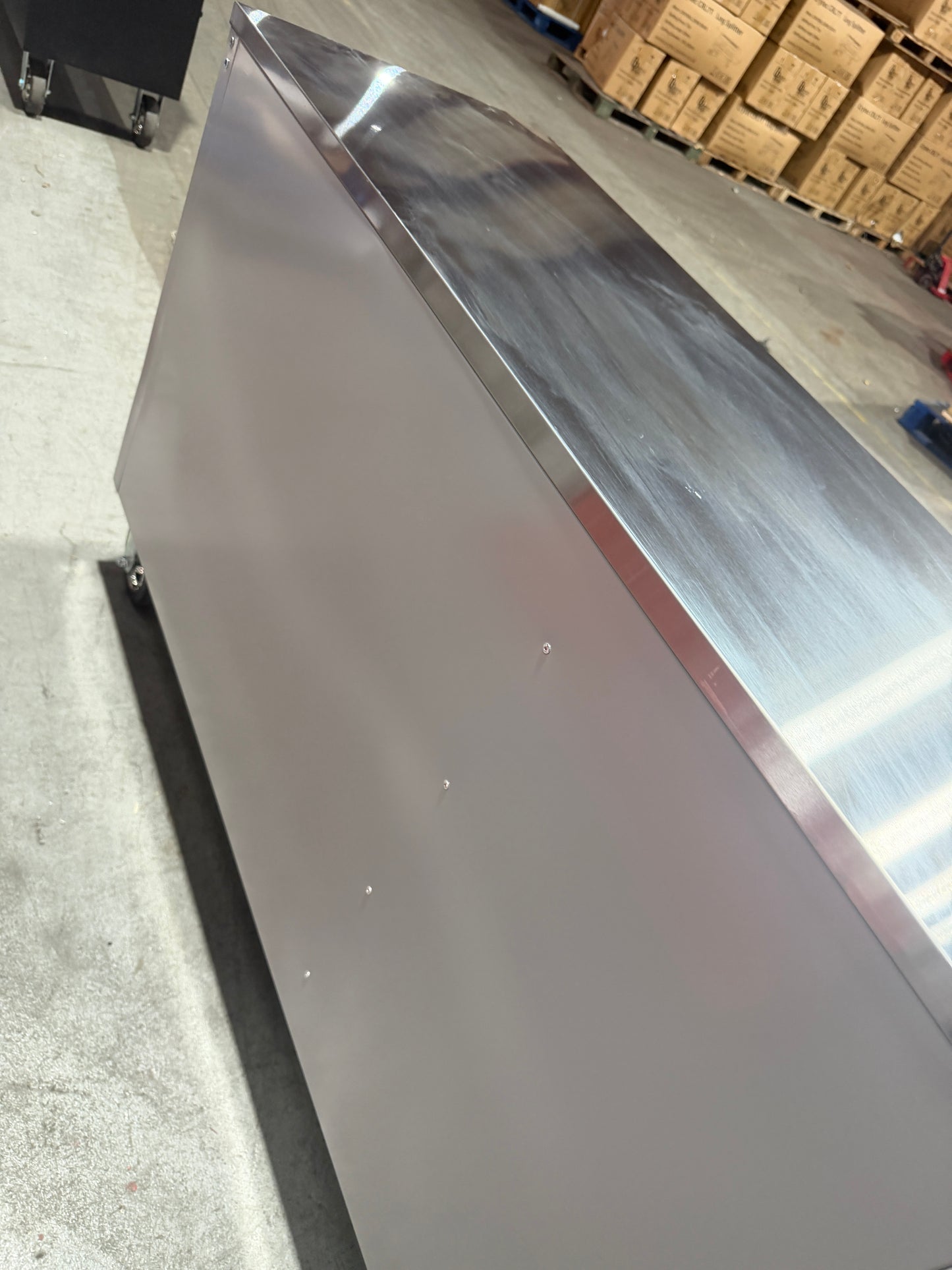 (Ex showroom) Crytec Pro Cab Grey 55 inch Stainless Steel Top Tool Cabinet Snap On Style Box