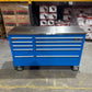 (Ex showroom) Crytec Pro Cab Blue 55 inch Stainless Steel Top Tool Cabinet Snap On Style Box