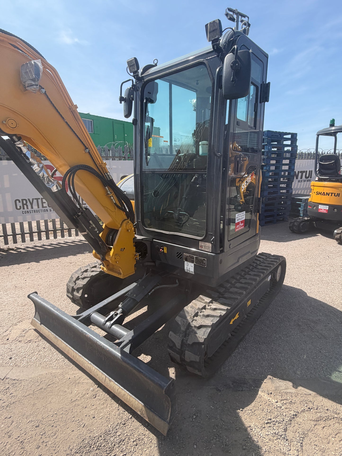 EX Demo Shantui SE36SR Mini Excavator | Yanmar Engine Euro Stage 5 | 3800kg | 3 Cylinder