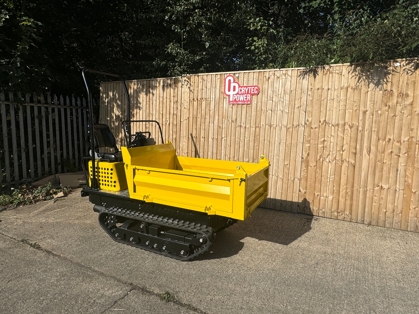 Crytec | 1300KG | Hydraulic Tracked Dumper | 23hp | Petrol | CRD130H-V