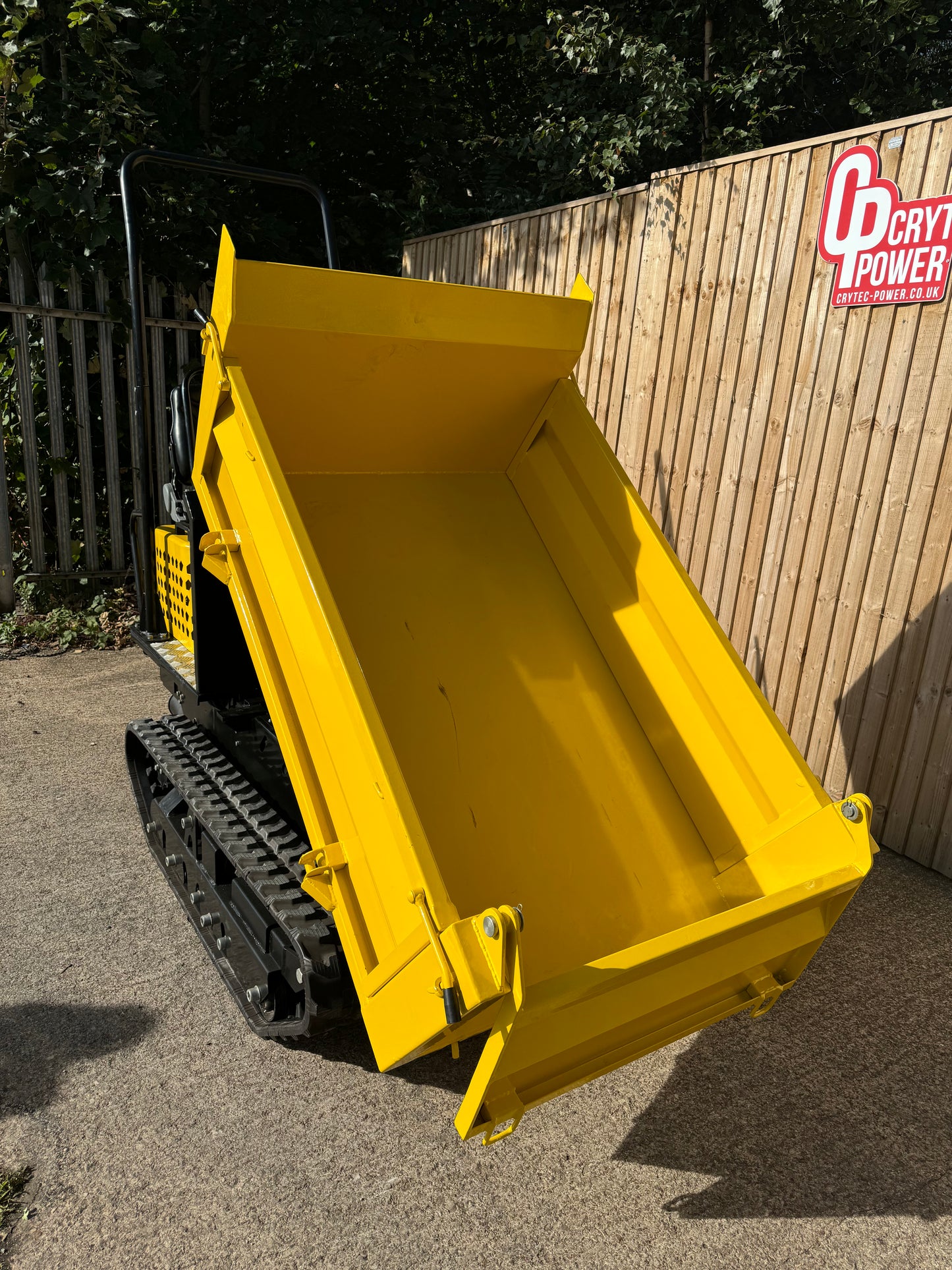 Crytec | 1300KG | Hydraulic Tracked Dumper | 23hp | Petrol | CRD130H-V