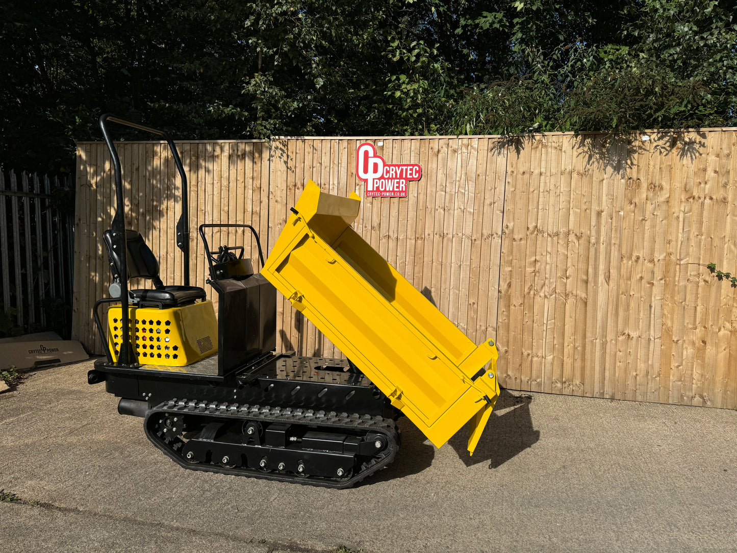 Crytec | 1300KG | Hydraulic Tracked Dumper | 23hp | Petrol | CRD130H-V