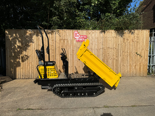 Crytec | 1300KG | Hydraulic Tracked Dumper | 23hp | Petrol | CRD130H-V