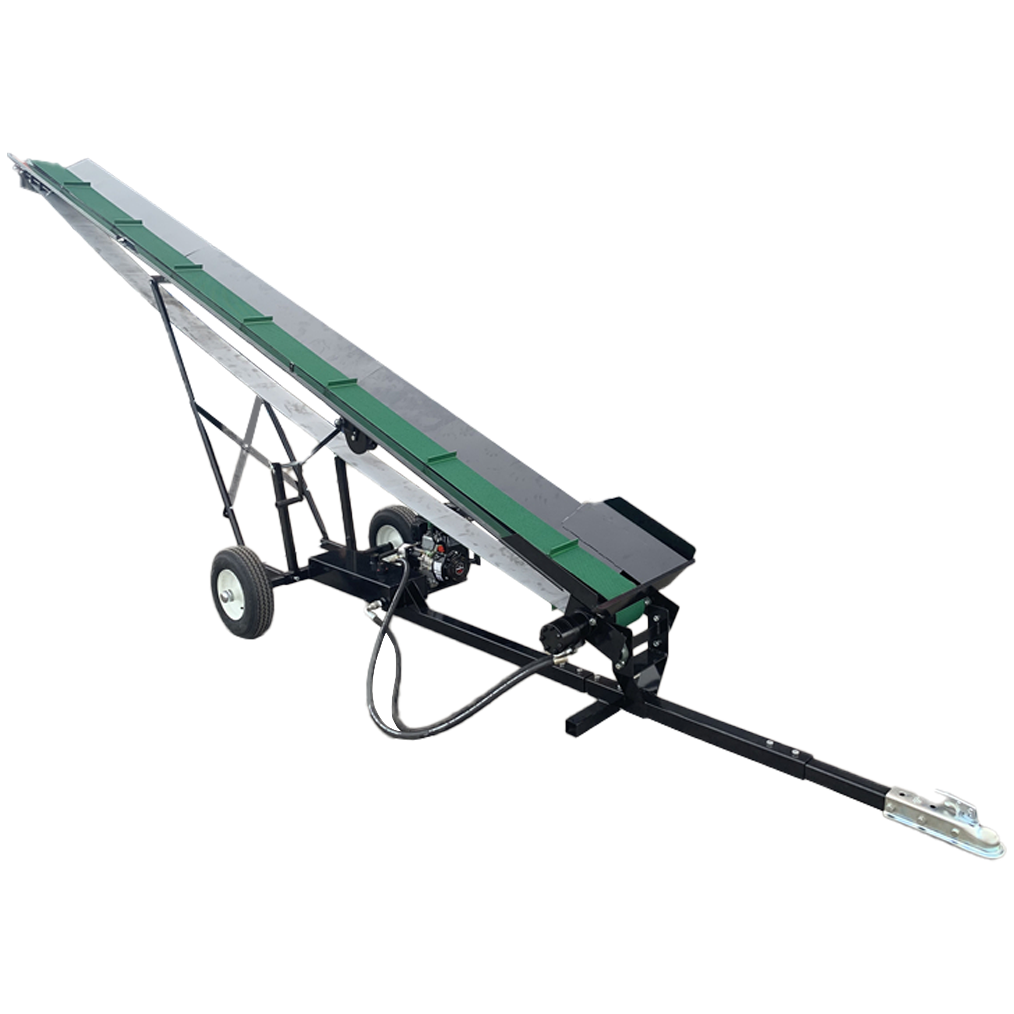Power Engine Conveyor Petrol Powered Conveyor Belt 2.5hp Lifan Engine Towable – Crytec